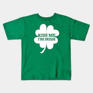 Kiss Me I'm Irish Kids T-Shirt